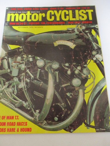 1970 motor cyclist magazine - cyclist,