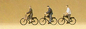 Preiser 79087 cyclists riding - 79087,