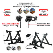 Trainer Exercise Bike Stand Indoor Portable Magnetic 6 Level Resistance Training