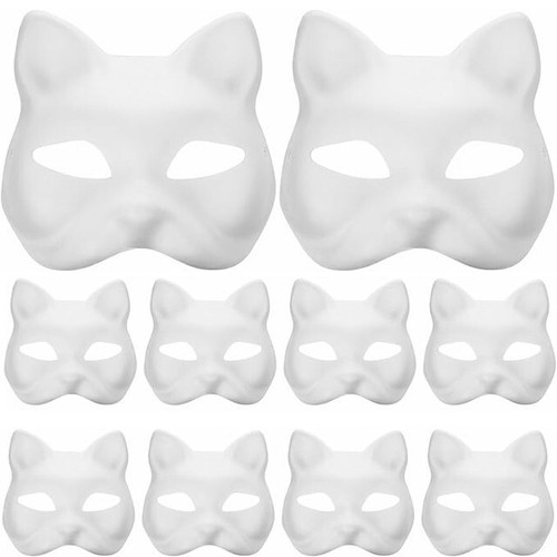 Cat mask paper blank - paper,