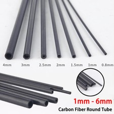 Black Carbon Fiber Rod Dia 1mm