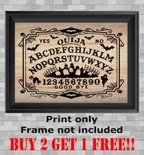 Ouija Board Halloween  Wall Art Print A5 A4 A3