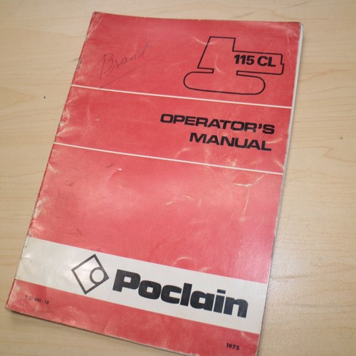 Poclain 115 crawler - poclain,