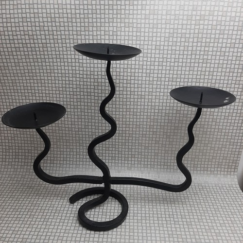 Church candle holder - candle, triple