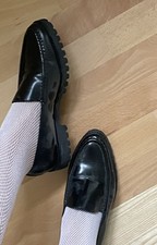 Cos Waxed Leather pumps Shoes