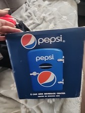 Pepsi Mini Fridge, BLUE Holds