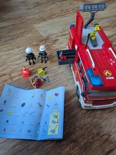 Playmobil City Action Fire Engine Playset (9464) Couple Of Small Pieces Missing
