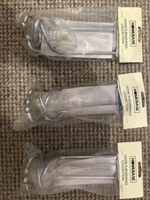 3 pairs of metal curtain swag