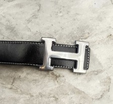 Hermes Belt 120cm Unisex Black