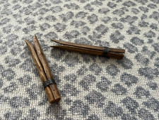 Set of 2 Vintage Wooden Peg
