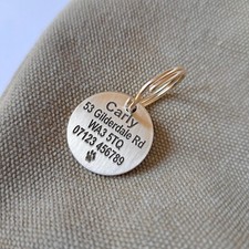 DEEP ENGRAVED SOLID BRASS DOG