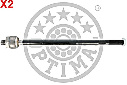 Front inner tie rod axle - front,