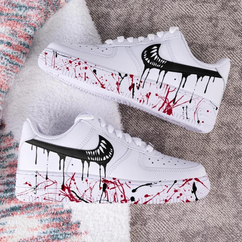 Air force custom low white - air,