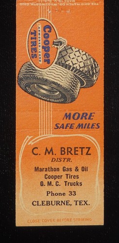 1940s bretz marathon gas - marathon,