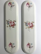 Vintage Floral Door Plates /
