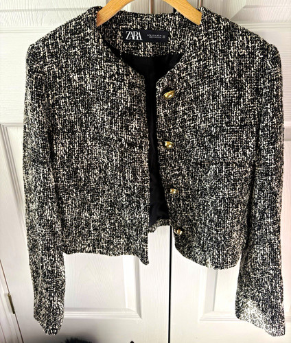 Zara women black white - black,