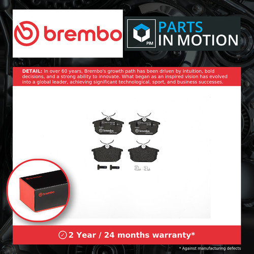 Brake pads set rear - rear, p54023