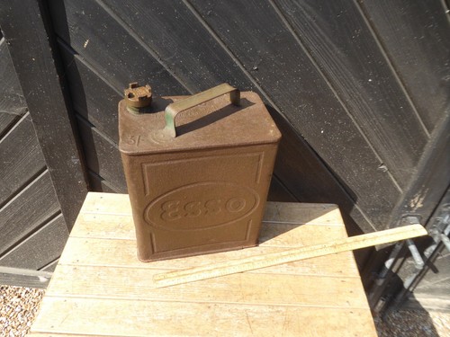 Vintage esso petrol - esso, can