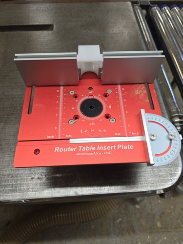 Router table insert plate - router, with