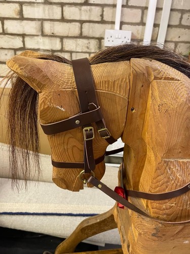 Wooden rocking horse - rocking,