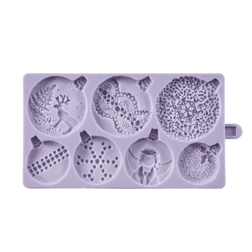 Christmas baubles mould - christmas,
