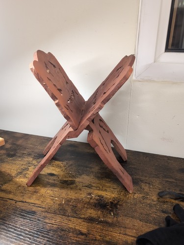 Foldable wooden hand carved - wooden,