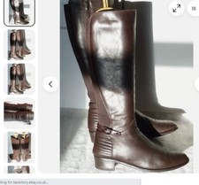 Aquatalia/US Designer/Russell&Bromley/Orchid-Dry/Women's Boots/sizeUK6/39/Brown