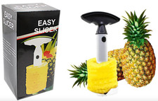 Fruit Slicer Peeler Cutter Pineapple Corer Parer Stainless Kitchen Easy Tool Kit