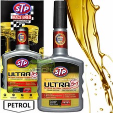 STP Ultra 5in1 Car PETROL Engine Fuel System Cleaner Power Booster Treatment