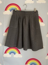 Girls M&S Grey School Skirt