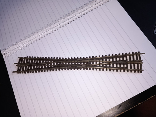 Peco gauge crossover track - n,