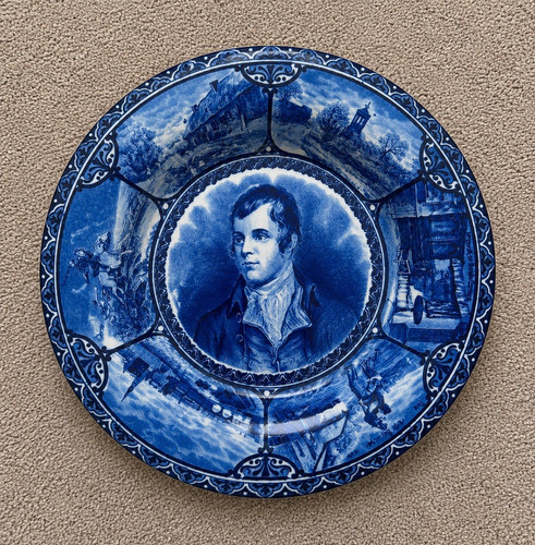 Robert burn porcelain - robert, plate