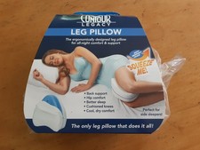 JML Contour Legacy Leg Pillow for Back, Hip & Leg Support - Memory Foam