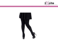 120 Denier Opaque Crotchless Open Crotch Tights One Size XL XXL XXXL Pamela Mann