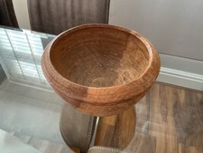Hand Turned Burr Oak Wooden
