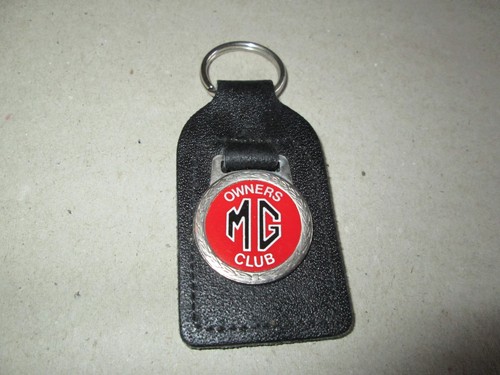 Owners club keyring black - mg,