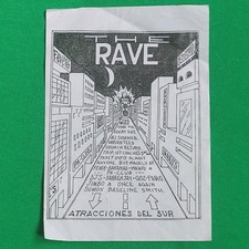 Rave Flyer - A5 - The Rave - Rave Club Flyers, Old Skool, Acid House 