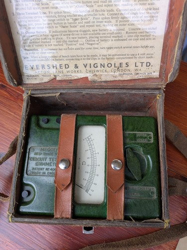 Megger vintage circuit tester - vintage,