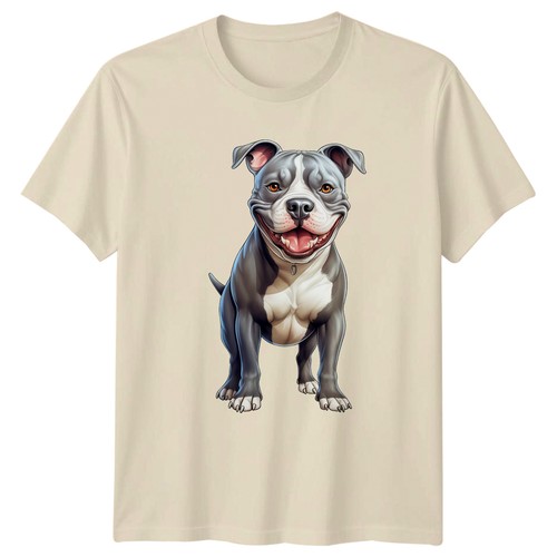 American bully dog graphic - american,