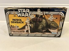 STAR WARS PATROL DEWBACK BOX KENNER VINTAGE 1978 ANH STORMTROOPER LUKE R2 D2
