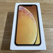 iPhone XR Yellow 64GB Empty Box