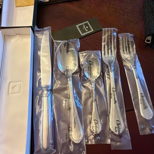 Open box sealed christofle - open,