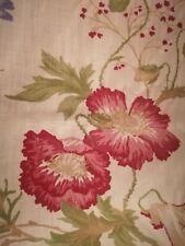 Laura Ashley Neisha vintage fabric 2.7 yards 2002 poppy