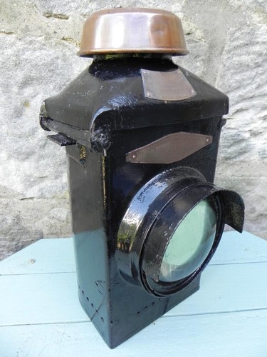 Vintage railway lamp adlake - vintage, lamp.