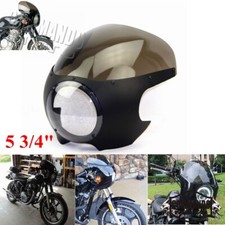 5.75" Headlight Fairing w/ Windscreen For Harley Honda BMW Yamaha Cafe Racer 