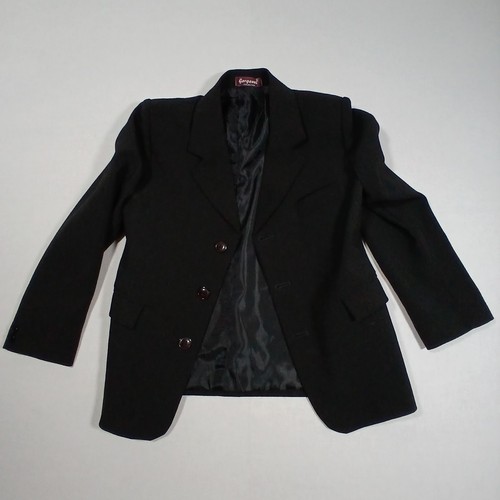 Kids boys black blazer - black,