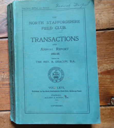 North staffordshire field club - north,