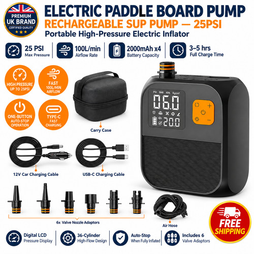 Electric paddle board pump - board,