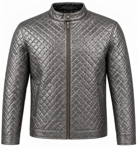 Men grey quilted - men's,