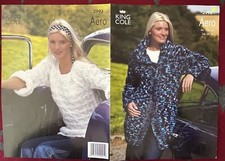 Pre-owned Knitting Pattern - King Cole 2993 - Ladies’ Coat & Tunic 34-48” Aero